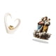 thumbnail image 5 of Figura decorativa de corazón para escritorio, letrero de mesa, adorno acrílico, patrón cerámico, ideal para estantes, escritorios, armarios, colgar en, 5 of 8