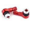 2pcs 11.3mm Universal Motorcycle Aluminum Wheels Tire Valve Stems Caps