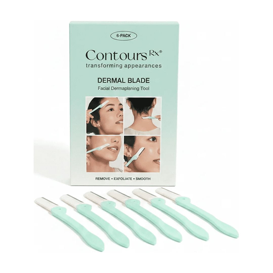 Venus Face Razor + 2 Blade Refills, Exfoliating Dermaplaning Tool