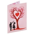thumbnail image 2 of Romantic Love Tree Anniversary Card, 5.9''x7.87''/15*20cm Heart Tree Couple Love Pop-Up Card for Wedding, Valentines Day, Birthday, 3D Gift Cards for Her, Him, Wife, Husband, 2 of 8