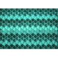 thumbnail image 1 of Ahgly Company Machine Washable Indoor Rectangle Abstract Turquoise Blue Contemporary Area Rugs, 2' x 3', 1 of 4