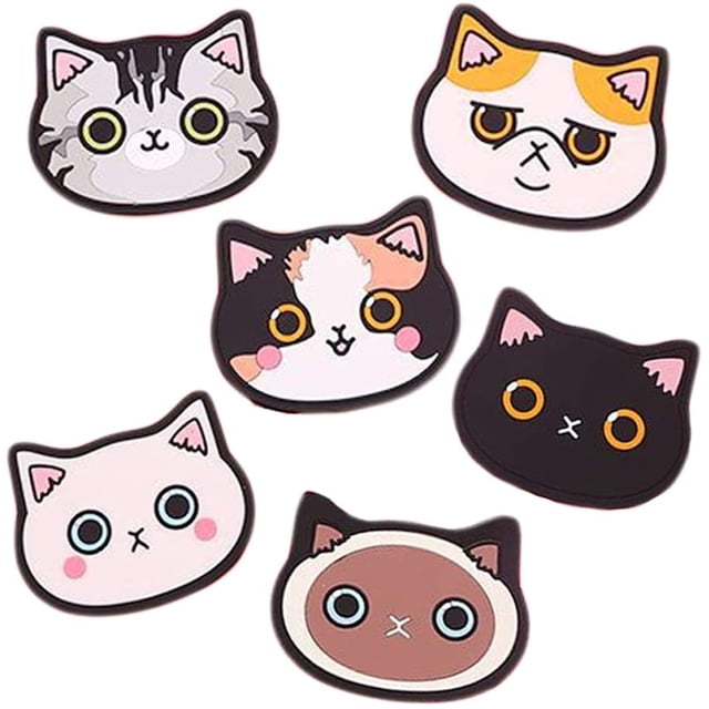 Posavasos de silicona liwang para gatos decoración de cocina
