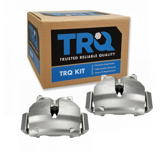 TRQ Front Brake Caliper Set Compatible with 2003-2006 Ford Expedition Lincoln Navigator
