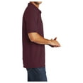 thumbnail image 3 of Yellow Rooster Men's Core Blend Jersey Knit Polo Athletic Maroon XL, 3 of 6