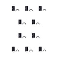 thumbnail image 2 of Sonducket Paquete de 2 manillares de bicicleta Shim Stem reductor Mountain Bike Spacer Purple Negro 10piezas, 2 of 6