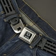 thumbnail image 2 of Ram Belt, Seatbelt Buckle Belt, Ram Logo Americana Stripes Weathered Gray Black, 32 to 52 Inches, 2 of 7