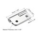 thumbnail image 2 of Bisagra de levantamiento Uxcell, 1.46" 304 Acero inoxidable, bisagras de bandera pequeñas desmontables para zurdos, paquete de 6, 2 of 6