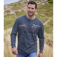 thumbnail image 3 of Atlas For Men - Camiseta Impreso de Manga Larga para Hombre - Pack de 2 (Rojo Ladrillo, Azul Marino), 3 of 3