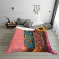 thumbnail image 5 of Salouo Cowboy Boots With Flowers Print Throw Blanket Gifts for Women Men Soft Flannel Blanket for Home Living Room Decor Bedroom Blanket Gifts for Mom Dad -60"x50", 5 of 5