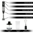 thumbnail image 4 of Classic Cuisine 6-Speed Handheld 4-in-1 Immersion Blender for Soups (Black), 4 of 8