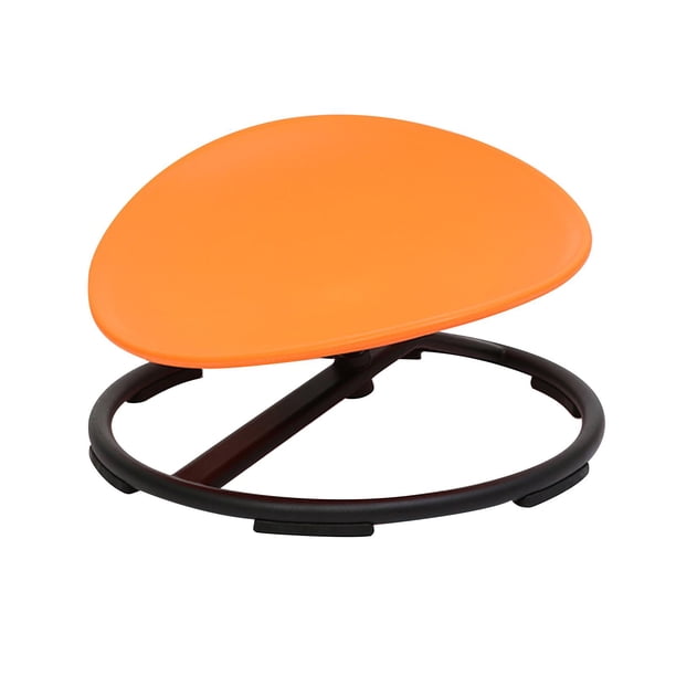 Silla giratoria para niños, asiento giratorio, juguete científico, silla oscilante antideslizante divertida, juguete sensorial para niños, regalo de Naranja