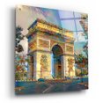 thumbnail image 2 of Epic Art 'Paris France Arc de Triomphe' by Pedro Gavidia, Acrylic Glass Wall Art, 24"x24", 2 of 8