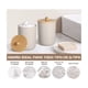 thumbnail image 3 of Juego De Baño 5 Piezas Dispensador Accesorios Plásticos Crema, 3 of 5