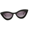 thumbnail image 2 of Gafas de sol Cat Eye Salvador Forma de Ojos de Gato Vintage Lentes para Mujer Negro brillante, 2 of 10