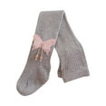 thumbnail image 2 of NAISIBABY Little and Big Girls Pantyhose 12T, Fall Winter Cotton Stretch High Waist Uniform Dance Leggings Tights Gray(1-12T), 2 of 3