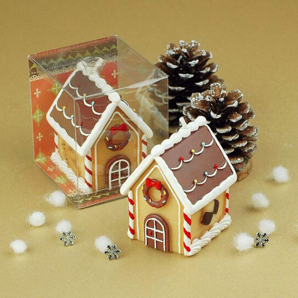 Christmas Gingerbread House Candles