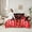 Black Red, variant on jejeloiu Red Black Flame Twin Bedding Sets 7-Piece,3D Fire Bedding Comforter Set,Cool Flames Sheet Sets For Boys,Breathable Bedroom Decorative Reversible