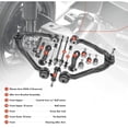 thumbnail image 2 of 15Pcs Front Upper Control Arm W/ Ball Joints Tie Rod End For 99-07 Cadillac, 2 of 10
