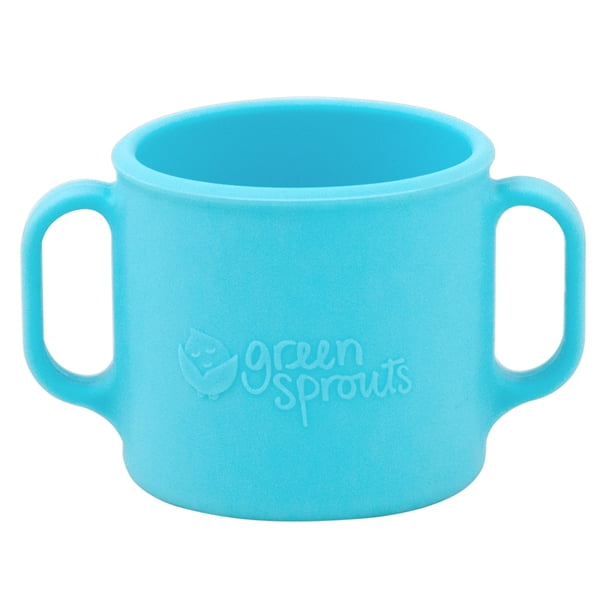 Vaso para beber Green Sprouts de silicona resistente al calor para niños pequeños