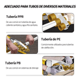 thumbnail image 3 of Termofusor Bloosom  Kit 1000w Con 6 Dados+tijeras Amarillo, 3 of 4
