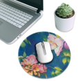 thumbnail image 7 of ZNDUO 2 Pack Round Mouse Pad Watercolor Flower Doodle 7.9" Small Non-Slip Rubber Gaming Mousepad Desk Mat for Home Office, 7 of 7