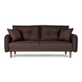 thumbnail image 2 of Sofá Cama De Lino Makora Modelo Brokman Chocolate, 2 of 8