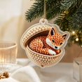 thumbnail image 5 of DIY Acrylic 2D Pearl Painting Christmas Ornament Kit for One Hanging Decoration, Sparkling Holiday Craft Project for Christmas Tree or Window Display and Handmade Gift Making, Style A, 5 of 6