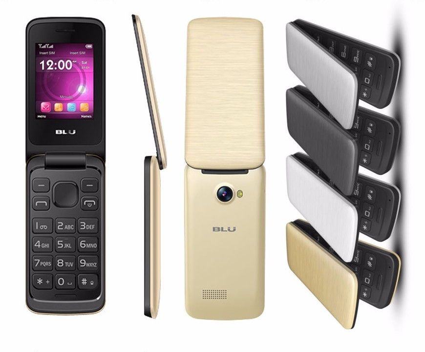 Dripping eksegese tak skal du have BLU Diva Flex 2.4" T350 Cell Phone Unlocked Flip Phone Key Board - Grey -  Walmart.com