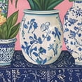 thumbnail image 4 of Yayeee Shower Curtain with Hooks 72"x72" Waterproof Fabric Bathroom Hanging Decor, Floral Vase, 4 of 5