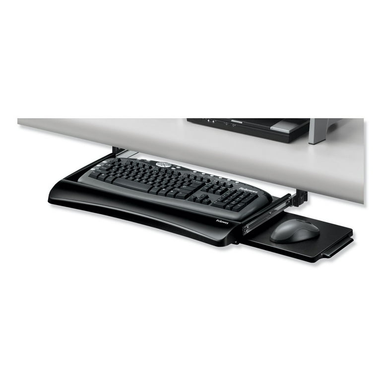 Fellowes Office Suites Underdesk Keyboard Drawer Mount Type with Accessories Included Black