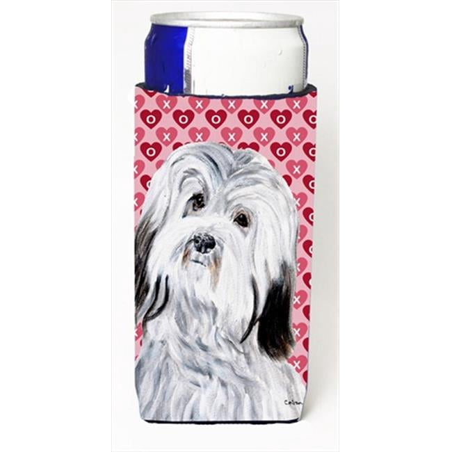 Havanese Hearts And Love Michelob Ultra bottle sleeves Slim Cans 12 Oz