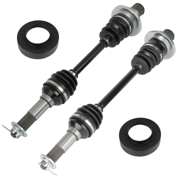 cciyu Rear Left & Right CV Axle Pair 5KM-2531H-09-00 5KM-253B0-09-00 for Yamaha for Grizzly 660 2002