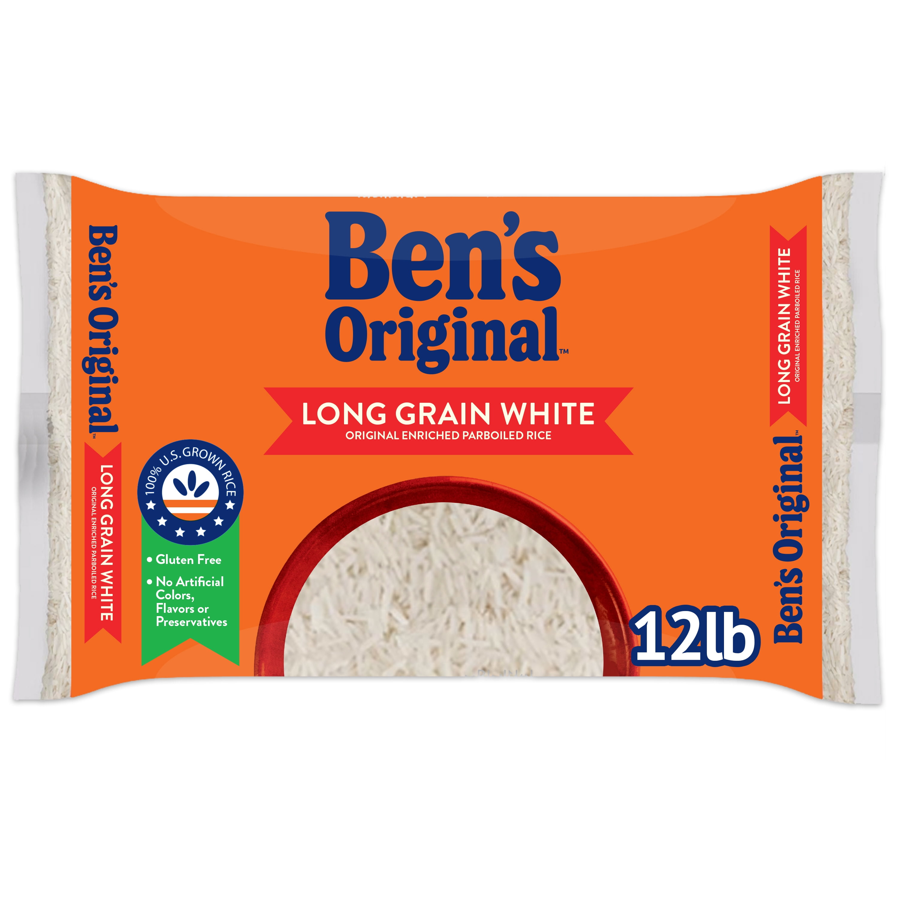 BEN'S ORIGINAL Original Long Grain White Rice, 12 lb
