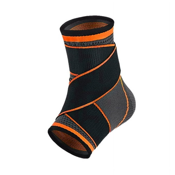 Tobillero deportivo de punto con banda elástica, compresión enrollable, para baloncesto, fútbol, antiesguince, profesional, fijo