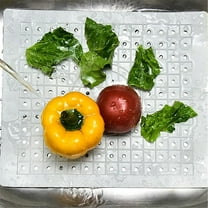 Kitchen Sink Mat 2PCS Food Grade Rubber Material Non‑Slip Easy To Clean Sink Protector Mat For Kitchen Kitchen Drain Pad