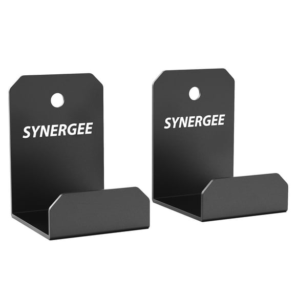 Synergee Banc de Poids Ou Support Mural pour Rameur - Construction en Acier Durable, Support Mural Gain de Place pour Équipement de Gym à Domicile et D\'entraînement Physique, Installation Facile