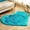 Dark Blue, variant on Clearance Sale Mijaution Wool Imitation Sheepskin Rugs Faux Fur Non Slip Bedroom Shaggy Carpet Mats