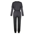 thumbnail image 4 of Women Casual Tracksuit 2 Piece Pullover Top and Elastic Waistband Pant Women Tracksuit Sets, 4 of 4