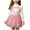 #0127-Pink, variant on Cowsor Toddler Girls Valentine Day Outfit 9 Months to 5 Years Heart Print Long Sleeve Top Mesh Skirt 2 Piece Set Casual Party Daily Wear Crew Neck Clothes