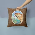 thumbnail image 2 of Carolines Treasures 7105PW1414 Shar Pei Smell the Flowers Fabric Decorative Pillow, 2 of 4