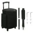 thumbnail image 6 of Foldable Storage Bag with Wheel Shoulder Strap & Handle for Wireless Speakers Carry Case Rolling Speakers Bag, 6 of 9