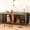 Brown 78 Inch, variant on TIME RAY 78 Inch Dog Crate Furniture for Large Dog,Wood Dog Kennel Furniture Indoor with Removable Divider,Dog Cage Furniture as TV Stand,Brown