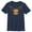 Navy Blue, variant on Boy's Pokemon Eevee Face Graphic Tee Navy Blue Heather X Large