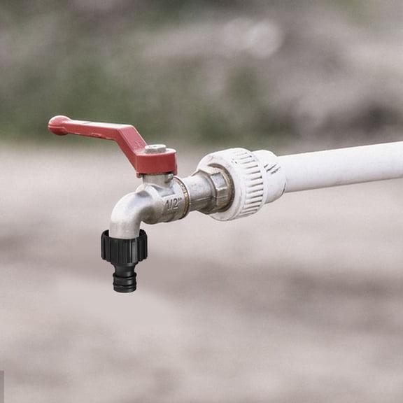 ibasenice 6-Pack Plastic Hose Repair Connectors for Car and Garden Use Quick Connect Hose End Fittings