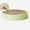 Green, variant on Cat Scratcher Cardboard, Round Cat Scratcher Bed for Indoor Cats Scratching Board, 14.57"x14.57"
