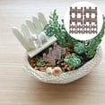 thumbnail image 4 of 12pcs Miniature Bridge Decor Pillar for Garden Bridge Scene Resin Brown 12 Pieces, 4 of 8