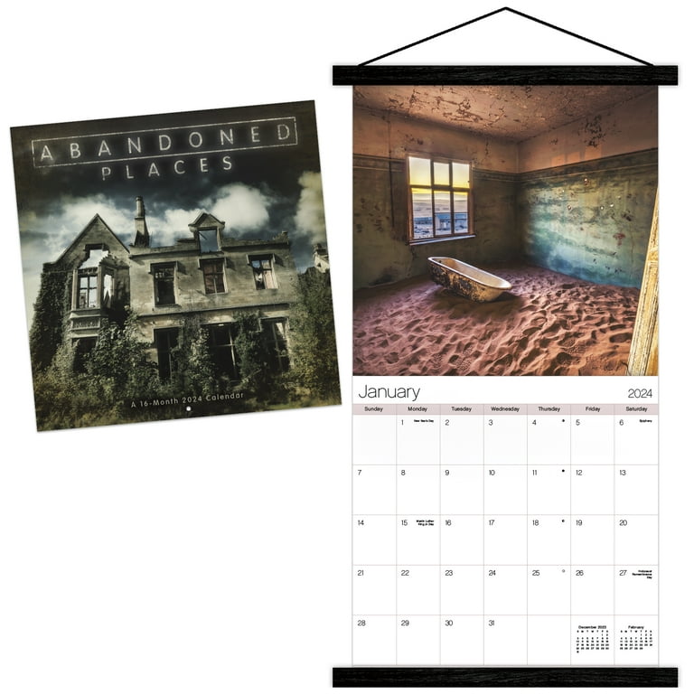 Abandoned Places Calendar 2025 Eadie Gusella