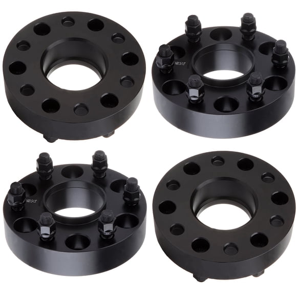 ECCPP 4X 1.5 inch Wheel Spacers hub Centric 6x5.5 to 6x5.5 6x139.7mm to 6x139.7mm 14x1.5 Studs for 1999-2018 for Silverado 1500 Wheel Spacers 1995-2018 for Tahoe Wheel Spacers
