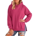 thumbnail image 2 of Trwkzve Long sleeve Hoodie Womens With Hood Sweatshirts Pink S, 2 of 7