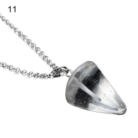 

Yoone Hexagonal Pendants Elegant Durable Solid Eye-catching Necklace Stone Pendants for Women